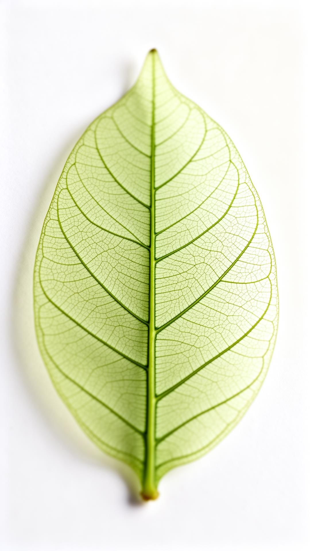 Botanical leaf texture